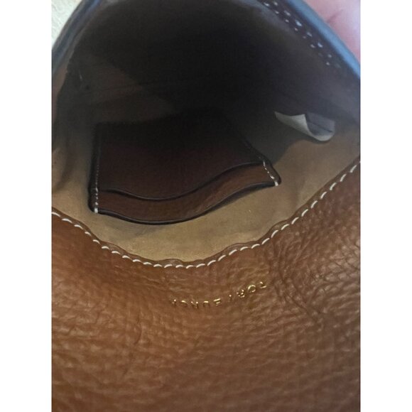 Tory Burch Camel Brown Leather Miller Shoulder Bag/Crossbody - Picture 7 of 10